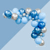 Last toast on the slopes theme - Blue Decor for Boy Baby Showers, Blue Themed Bachelorette Parties, Gender Reveal, Ice Snow and Celebrations