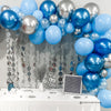 Last toast on the slopes theme - Blue Decor for Boy Baby Showers, Blue Themed Bachelorette Parties, Gender Reveal, Ice Snow and Celebrations