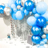 Last toast on the slopes theme - Blue Decor for Boy Baby Showers, Blue Themed Bachelorette Parties, Gender Reveal, Ice Snow and Celebrations
