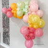 Vibrant Tropical Balloon Arch – Luau, Beach, Summer & Fruit-Themed Party Decor Palm Springs