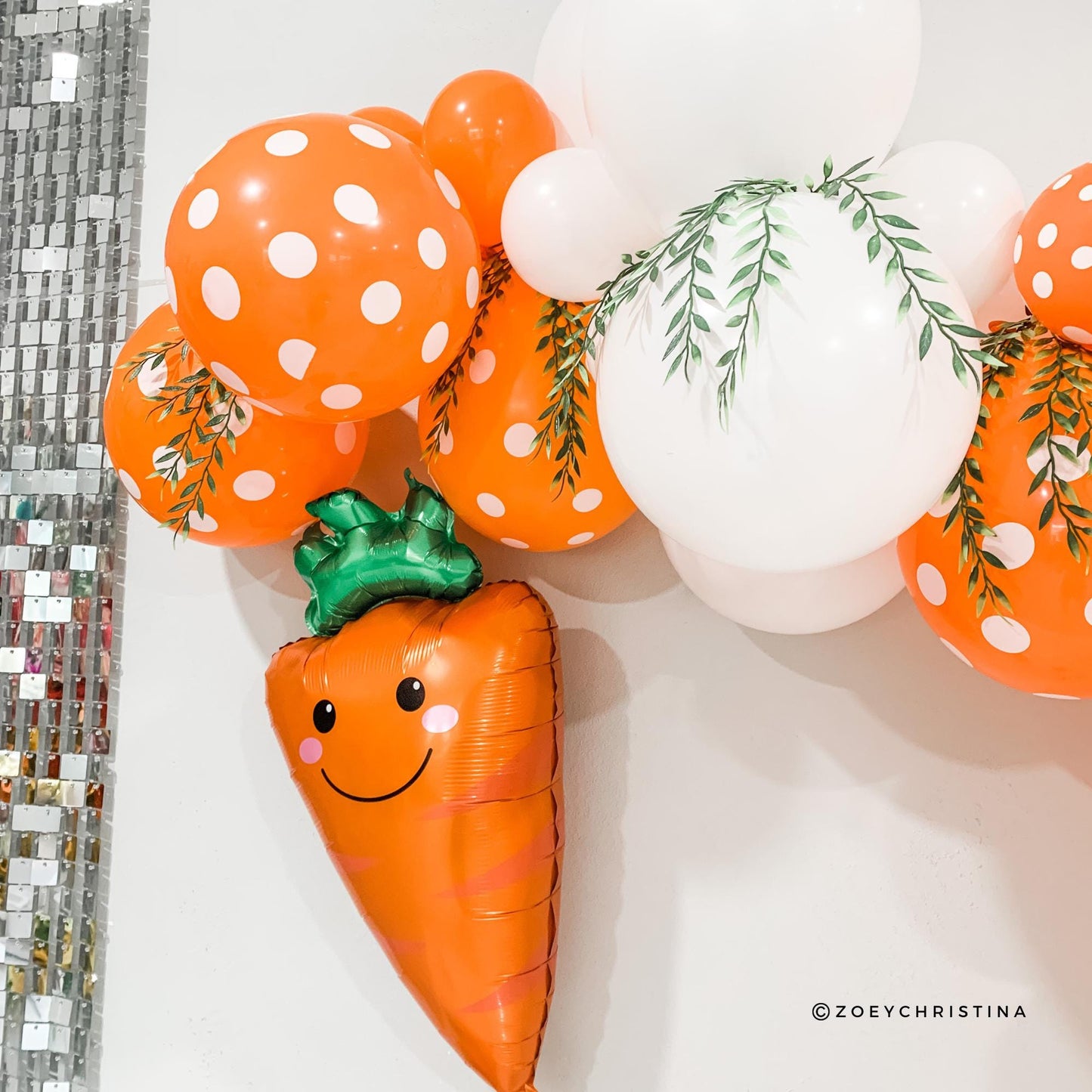 Carrot Patch Balloon Garland Kit – Easter Bunny Party Decor