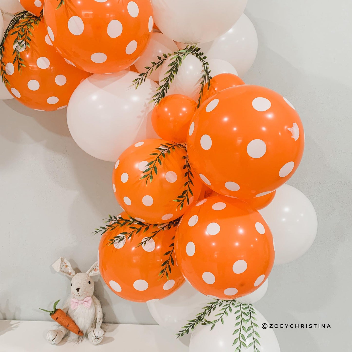 Carrot Patch Balloon Garland Kit – Easter Bunny Party Decor