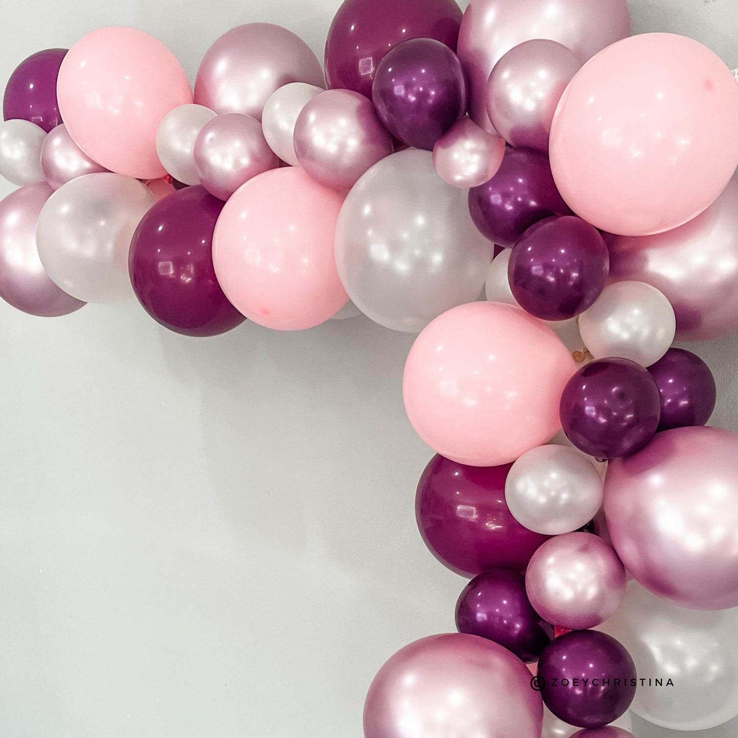 Pink Amethyst Balloon Garland Kit - Pink & Purple Party Decor for Bachelorette Parties, Sleepovers, 21st Birthdays