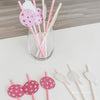 Pickleball Paper decorations Drinking Straws – Pickle ball team Paddle Ball Drink Stirrers | Sports Sporty Girly Birthday party decor