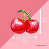 Cherry Foil Balloon - She's the cherry on top - Sweet One Fruit-Themed Parties, Cherry Birthday Picnic Decor Summer Celebrations - Cherries