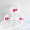 She's the Cherry on top Bridal Shower Pink Bow Coquette - Cherry Themed Balloon bouquet - for Bachelorette, Birthdays, Baby Showers
