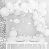 Cloud themed balloon garland kit, In the clouds bridal shower or birthday party decor