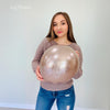 Girls Gone Mild Balloon Decor – 12" Latex Balloons in Gold Chrome or Confetti – Bachelorette, Slumber Party & Girls Night Decorations