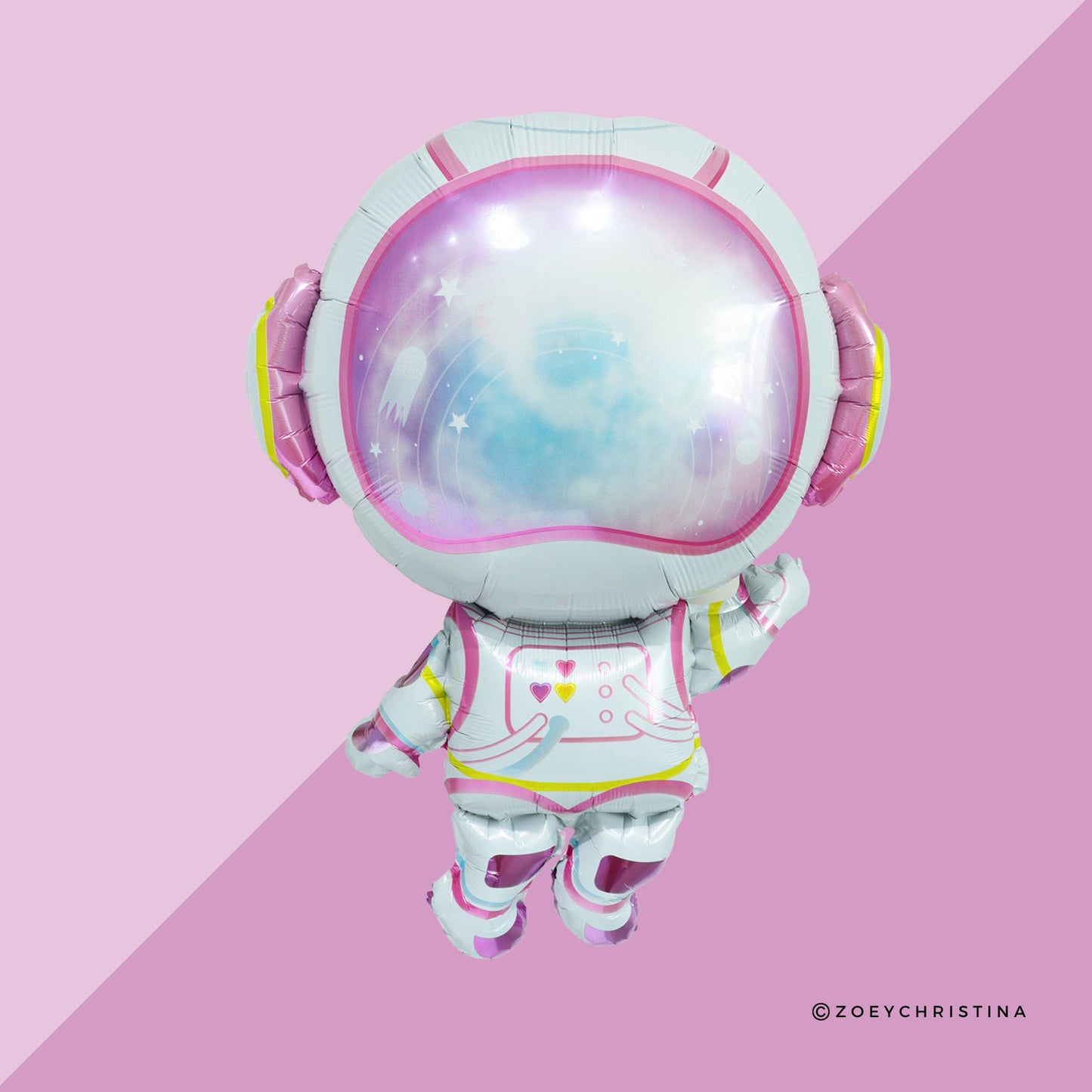 Girl Astronaut Space foil Balloon - Moon Galaxy Birthday Party balloon decorations, Two the Moon decorations for her twinkle bday night