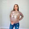 Girls Gone Mild Balloon Decor – 12" Latex Balloons in Gold Chrome or Confetti – Bachelorette, Slumber Party & Girls Night Decorations