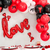 Lucky in Love Balloon Garland Kit – Casino Party Decor for Bachelorettes, Weddings, Bridal Showers & Vegas-Themed Events decorations