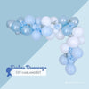 Regency-Inspired Blue Balloon Garland Kit – Pastel Blue Party Decor for High Society Themes, Bridal Showers & Garden Parties