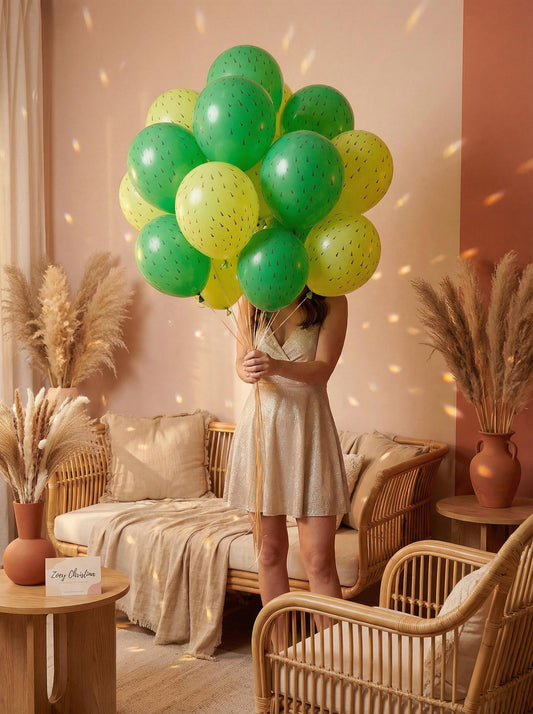 Cactus Party Balloons •Fiesta Cactus Party Decor • Southwestern Birthday