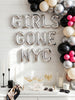 New York Bachelorette Foil Balloon Letters: NYC Girls Trip Decorations