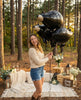 Black Bear Balloon: Woodland Bachelorette Party Decor