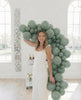 Sage Green Balloons: Dusk Balloon Pack, Boho Balloon Garland Kit, Sage Wedding Balloons