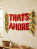 That’s Amore Foil Letter Balloon Garland: Italian Bridal Shower Decor | Tomato Girl Summer Party