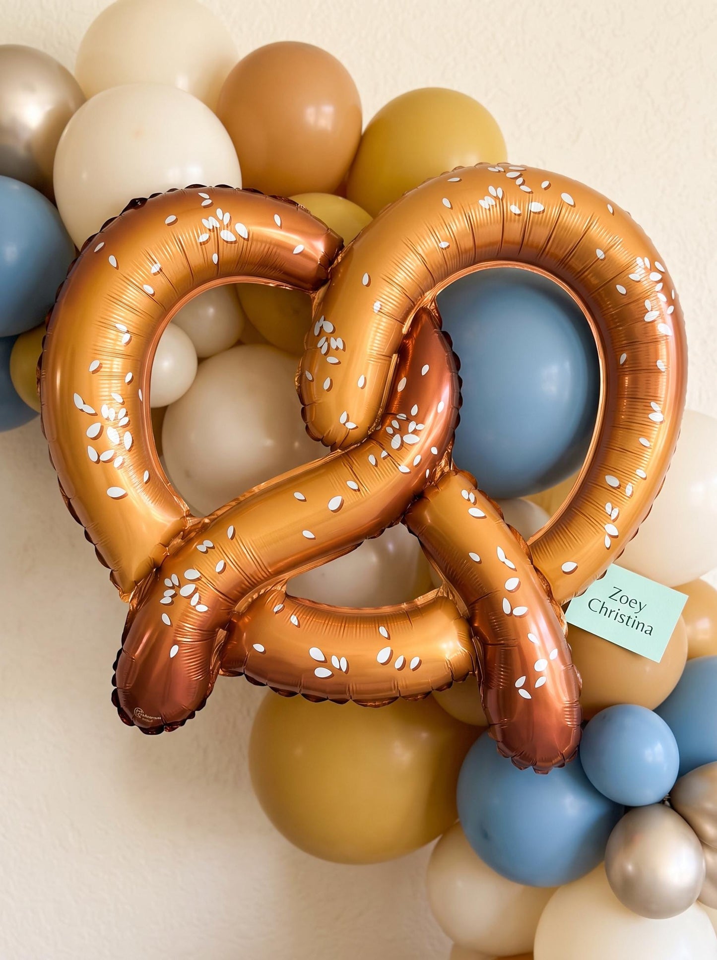 Pretzel Balloon, Oktoberfest Party Decor, Pretzel Bar Decoration