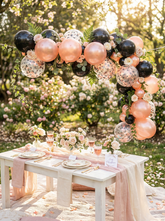 Dog & Cat Birthday Balloon Garland – Elegant & Fun Pawty Supplies