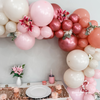 Dusty Rose Nurse Balloon Garland Kit – Balloon Arch with "NURSE" Foil Letters