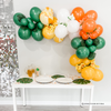 Tangerine Citrus Balloon Garland Kit – Orange & Green Party Decor | Fresh Fruit Theme