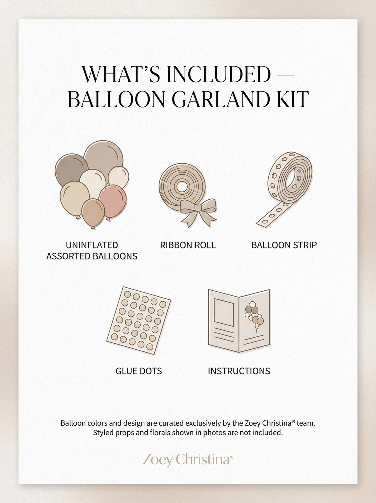 Romantic Heart Balloon Garland Kit