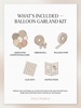 Romantic Heart Balloon Garland Kit