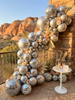 Last Disco Bachelorette Balloon Garland Silver Mirror Disco Bachelorette Balloon Arch Bachelorette Party Space Cowgirl Disco Ball Arch