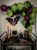 Haunted House Balloon Garland – Gothic & Eerie Halloween Party Supplies