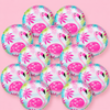 Pink Flamingo Balloon: Tropical Bachelorette Party Decor (18")