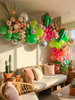 Cactus Blossom Balloon Garland Kit – Green & Pink Desert Party Decor