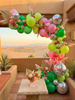 Cactus Blossom Balloon Garland Kit – Green & Pink Desert Party Decor