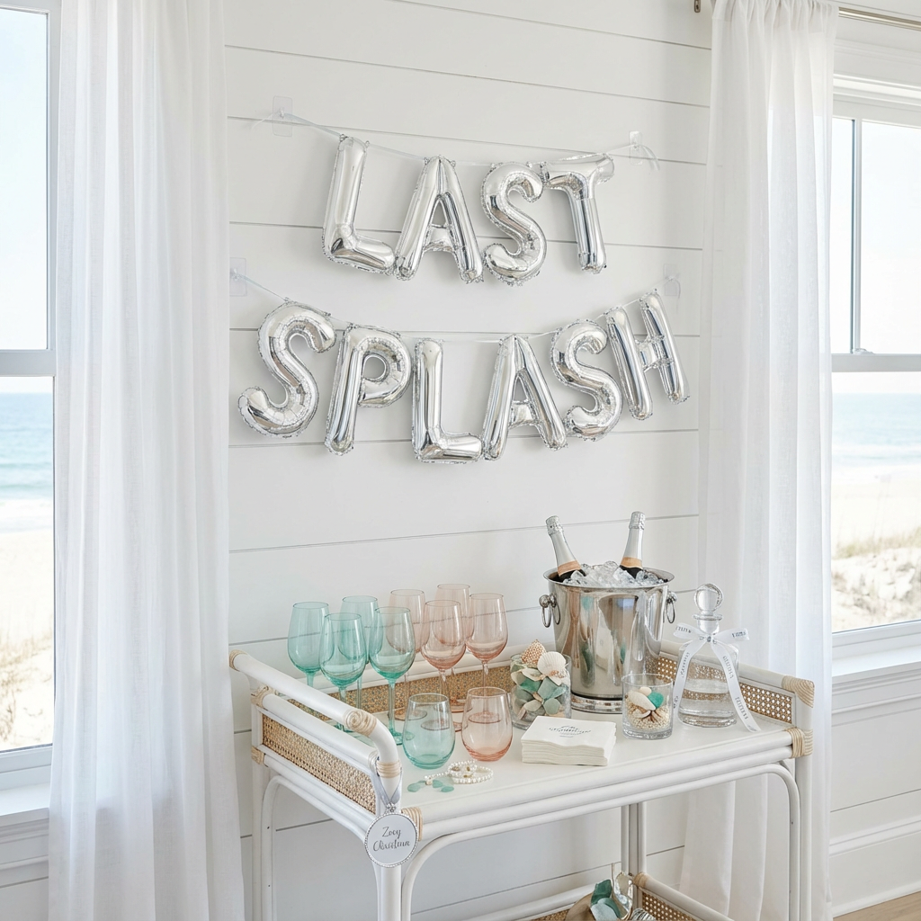 Bachelorette Last Splash Pool Party Decorations, Bride swim party for women, Pool Party Birthday Decorations, Themed ideas, Camp Bache party