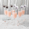 Disco Ball Drink Stirrers: New Year's Paper Drink Straws & Table Decor- 12pk
