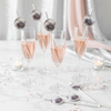 Disco Ball Drink Stirrers: New Year's Paper Drink Straws & Table Decor- 12pk