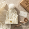 Embroidered Elephant Winter Hat – Cozy Beanie for Wildlife Enthusiasts & Elephant Fans