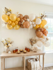 Honeycomb Delight Balloon Garland Kit – Deep Yellow, Brown & Sand Bee Party Decor