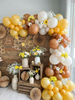 Honeycomb Delight Balloon Garland Kit – Deep Yellow, Brown & Sand Bee Party Decor