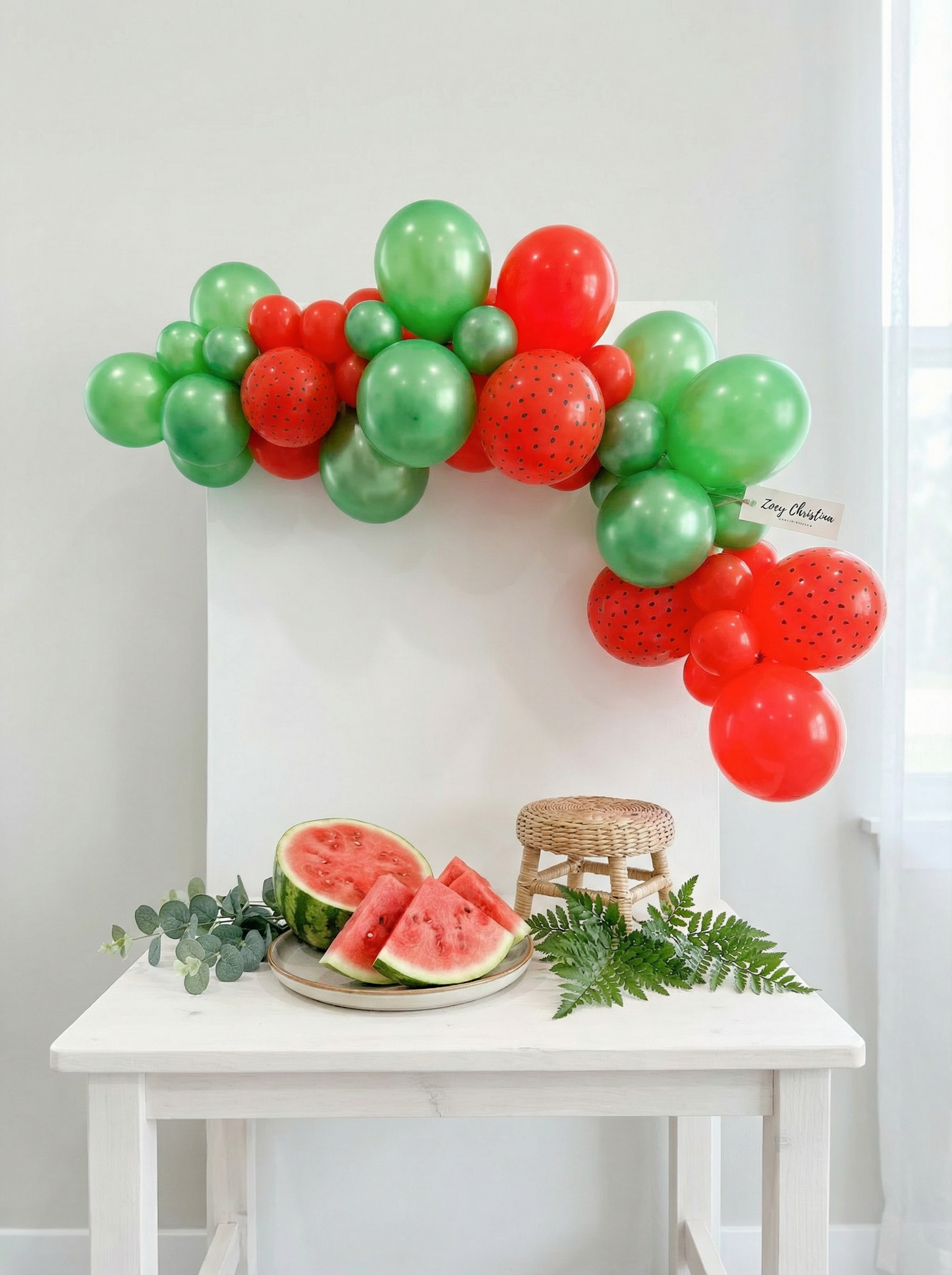 Juicy Watermelon Balloon Garland – Summer BBQ & Baby Shower Decor