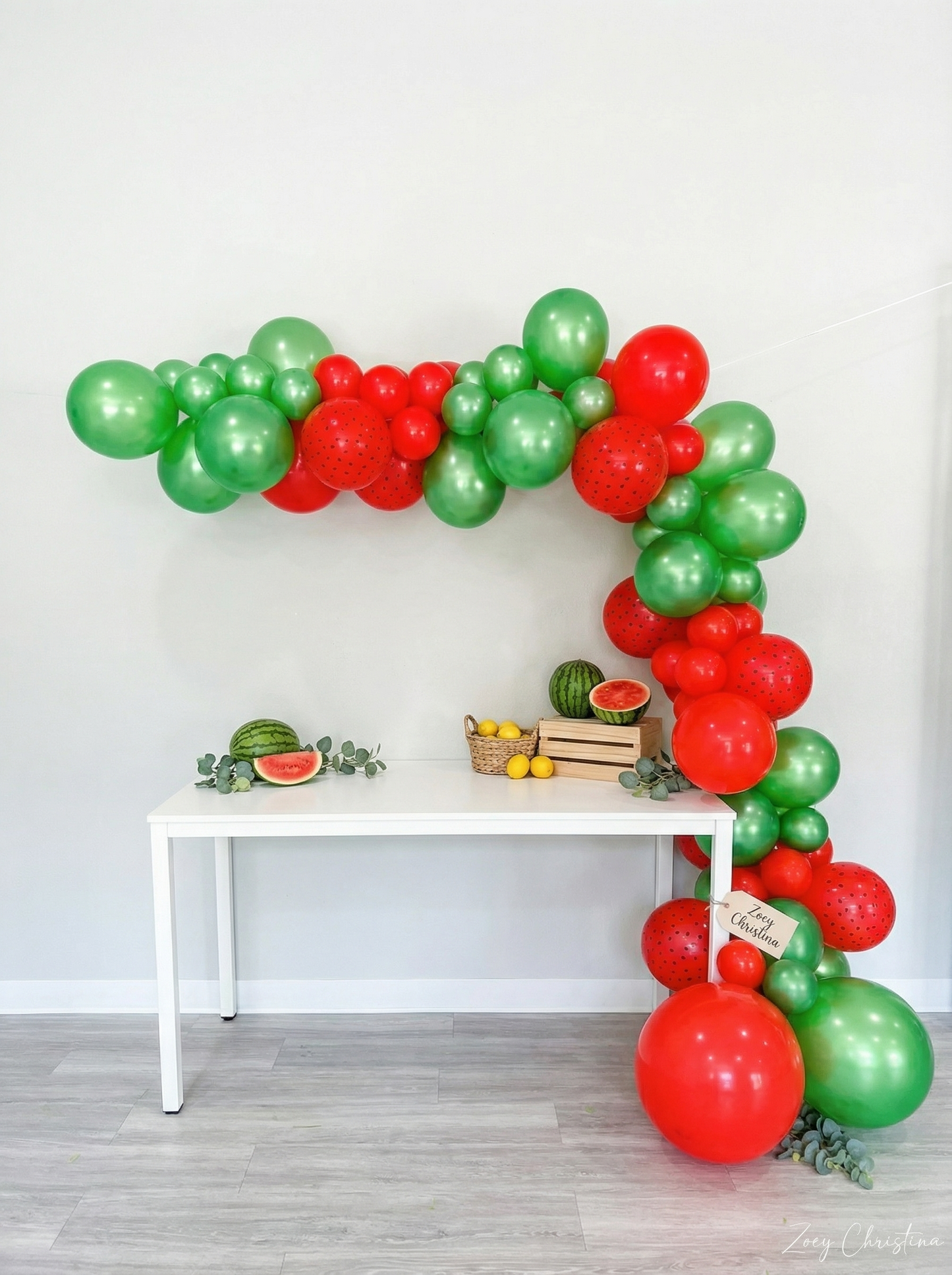 Juicy Watermelon Balloon Garland – Summer BBQ & Baby Shower Decor