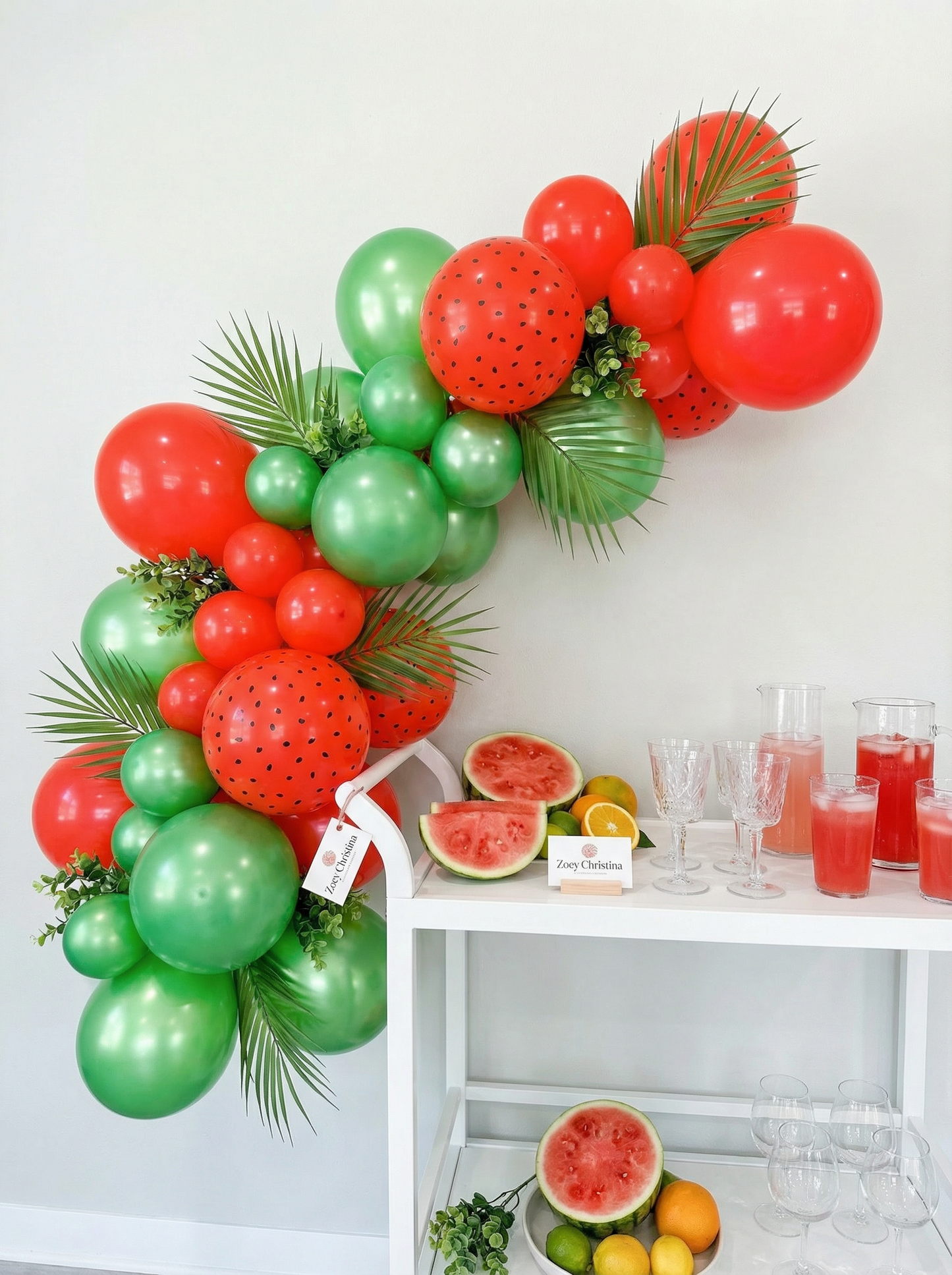 Juicy Watermelon Balloon Garland – Summer BBQ & Baby Shower Decor