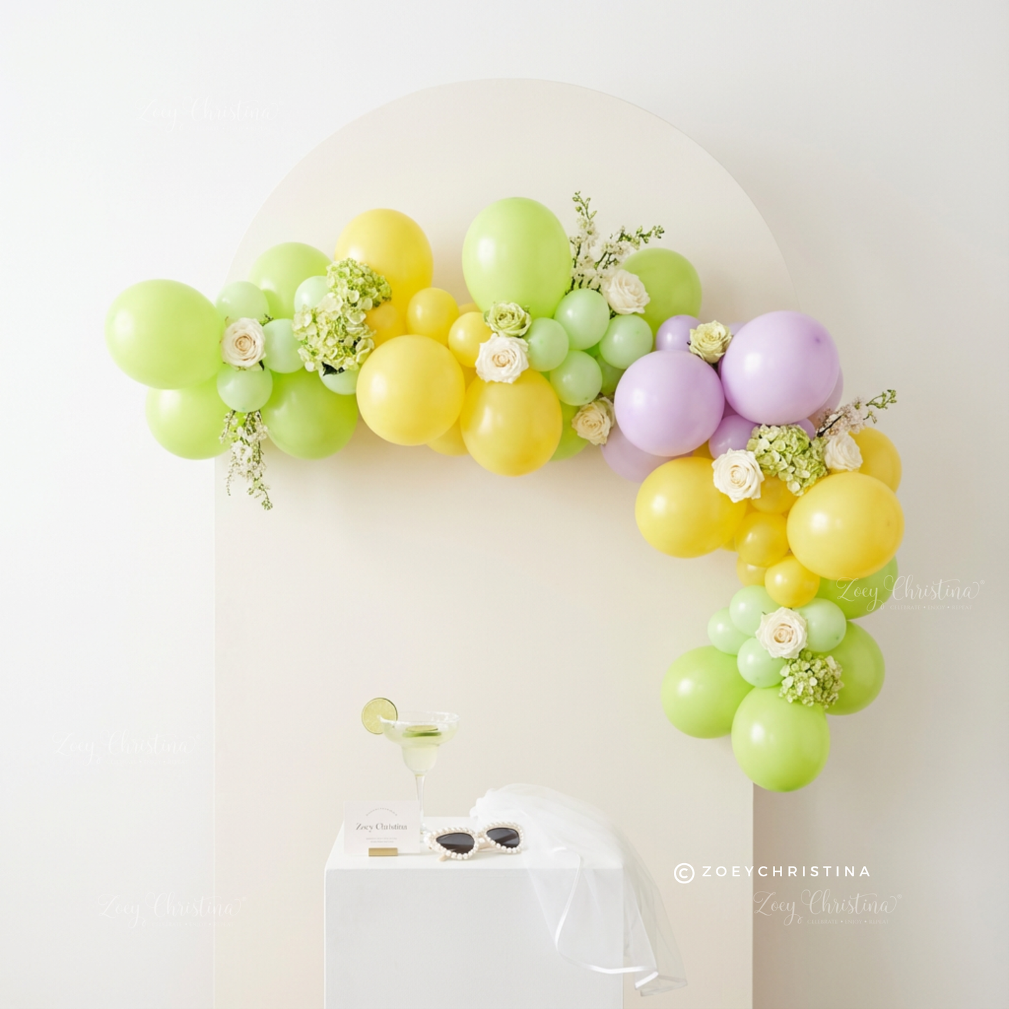 Margs and Matrimony Balloon Garland Kit – Fiesta Bachelorette Party Decor, Margarita Bridal Shower Balloons, Summer Wedding Arch