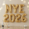 New Year’s Eve Foil Letter Balloon Kits – NYE Party Decor & Countdown Backdrop