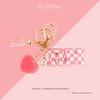 RN Nurse Keychain – Cute Registered Nurse Gift with Heart Charm & Tassel – Personalized Nurse Bag Tag – Nursing Graduation Gift