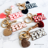 RN Nurse Keychain – Cute Registered Nurse Gift with Heart Charm & Tassel – Personalized Nurse Bag Tag – Nursing Graduation Gift