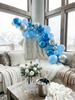Last toast on the slopes theme - Blue Decor for Boy Baby Showers, Blue Themed Bachelorette Parties, Gender Reveal, Ice Snow and Celebrations