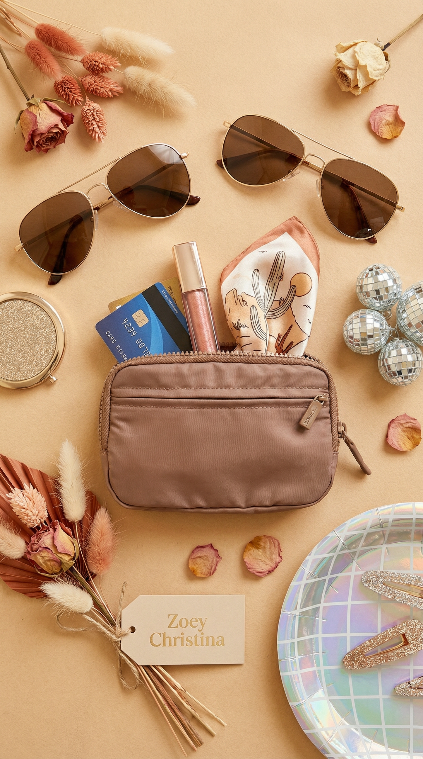 Convertible Crossbody & Wristlet Wallet Bag – 7 Colors | Desert Disco