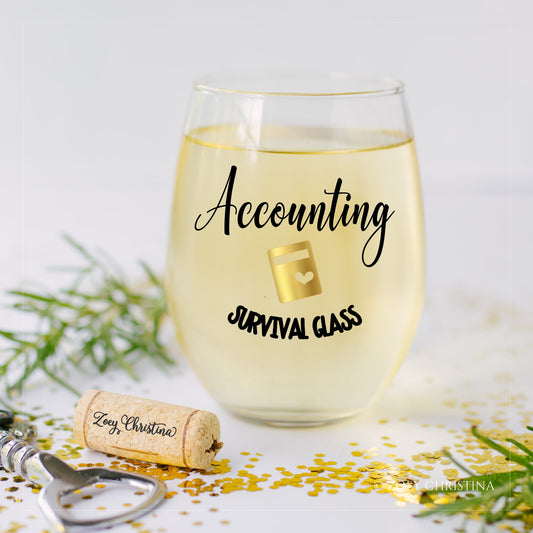 Accounting Survival Glass