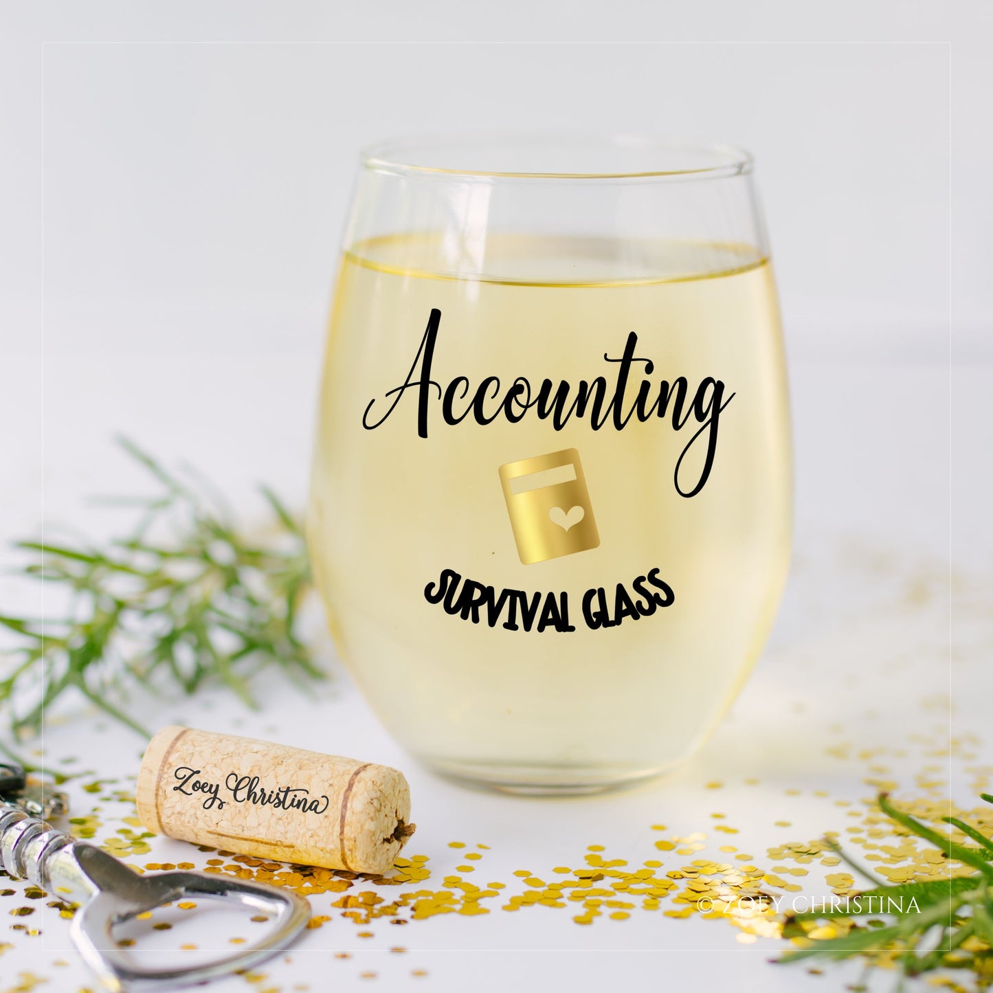 Accounting Survival Glass