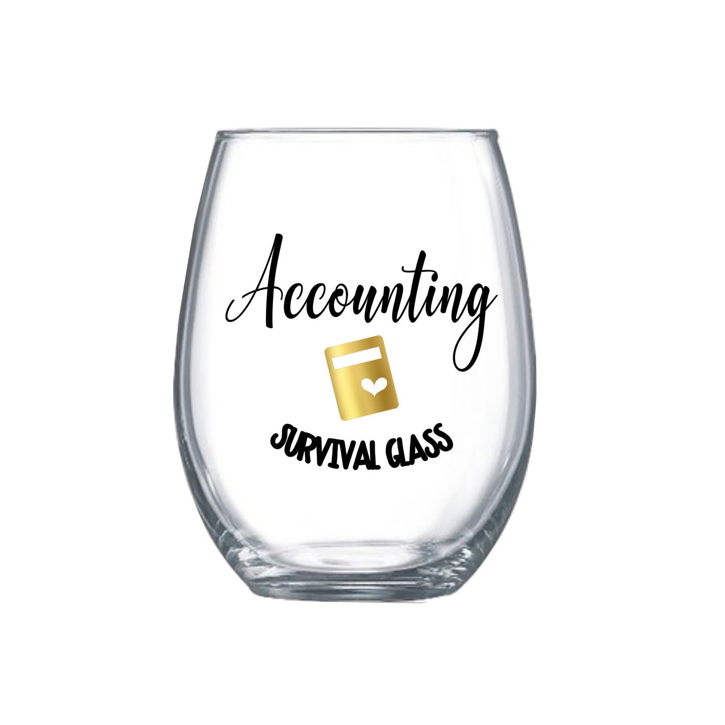 Accounting Survival Glass